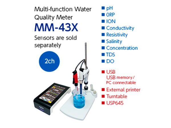 Analizador de laboratorio PH ORP ION conductividad